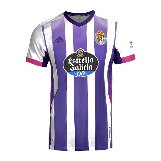 Thailande Maillot Football Real Valladolid Domicile 2020-21 Blanc Purpura